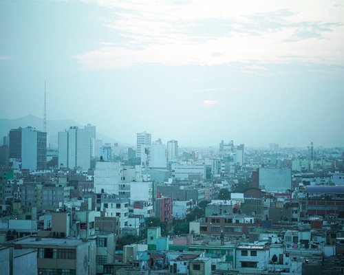 View of Lima city buildings